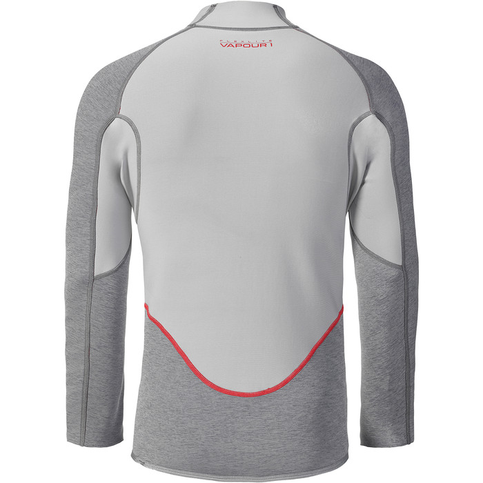 2024 Musto Mens Flexlite Vapour 1.0 Long Sleeve Wetsuit Top 82068 - Grey Marl